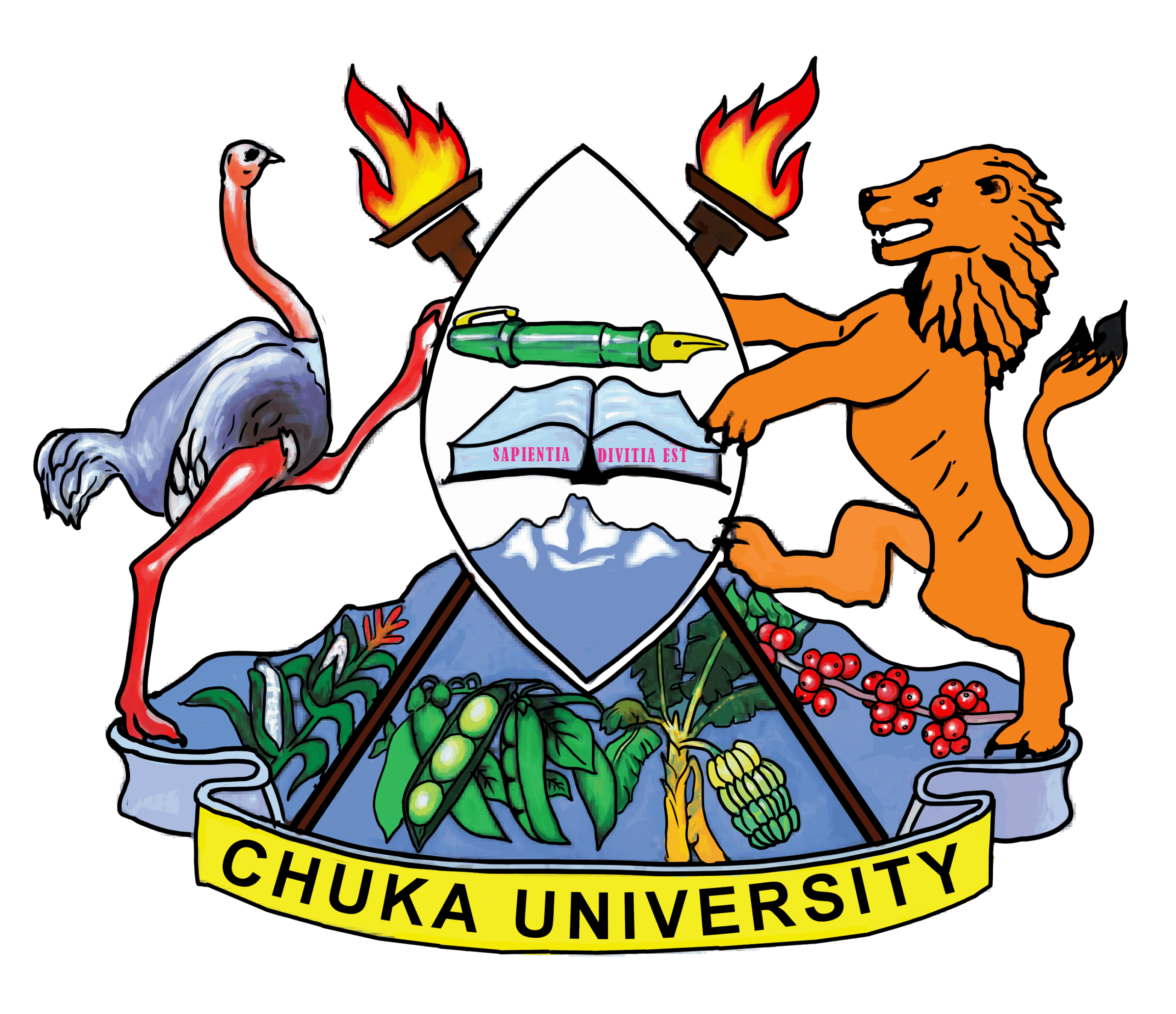 Chuka University crest